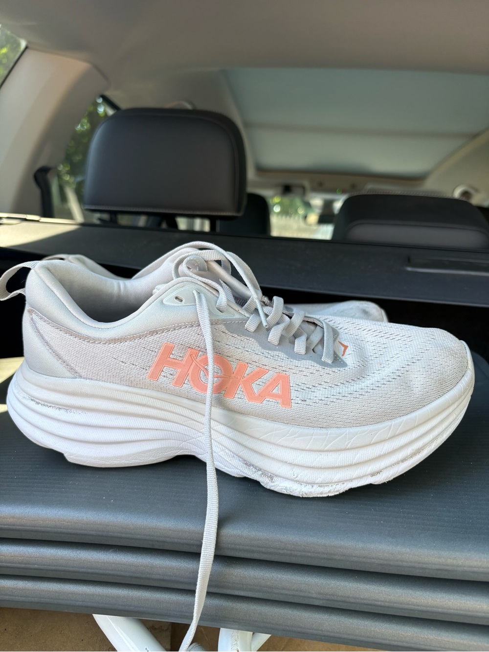 Hoka Women's White Running Shoes
